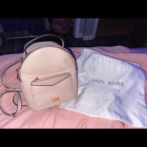 MK blush mini backpack